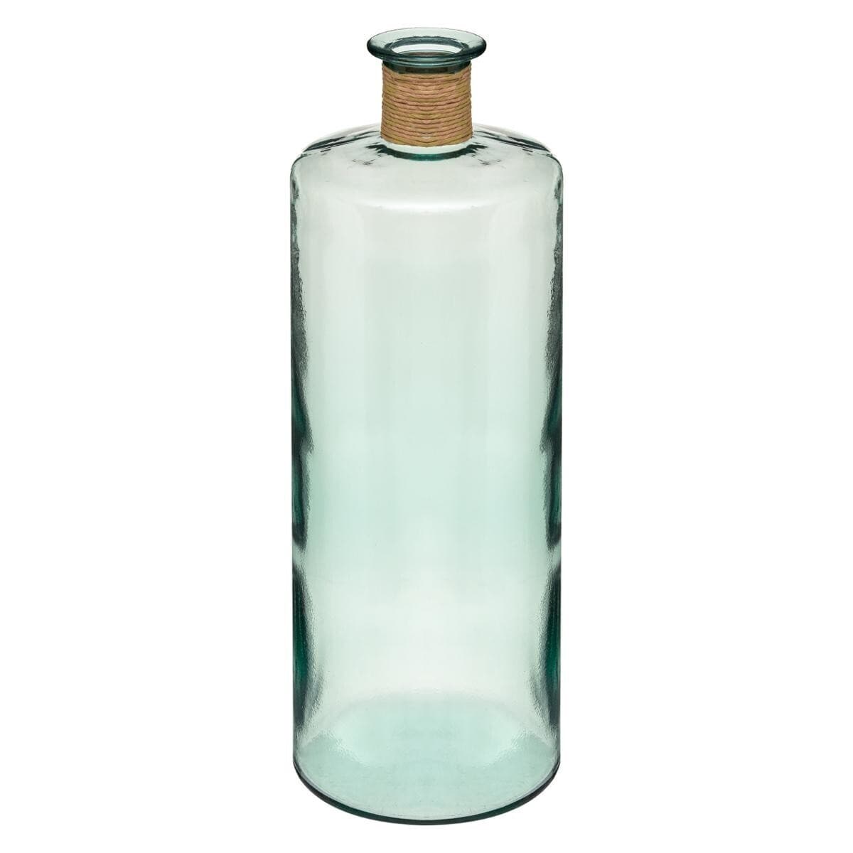 Vase Dame-Jeanne en verre recyclé 34L - H.56 cm - SILICE - Ambre